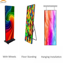 Load image into Gallery viewer, P2.5 LED Poster 640mm x 1920mm WiFi 4G Control Indoor LED Mirror Screen Display Digital Signage Advertising Board LED Poster