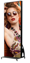 Load image into Gallery viewer, P3 Floor Stand Portable LED Screen Poster LED Digital Display Poster for Commercial Advertising