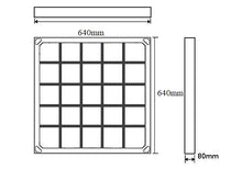 Load image into Gallery viewer, Indoor P2.5 High Resolution High Refresh Rate Simple LED Display 640*640mm for Wall Mounted Install Magnetic Front Service