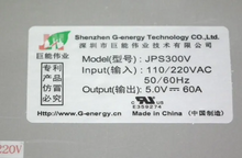 Görseli Galeri görüntüleyiciye yükleyin, G-Energy brand JPS300V5 5V60A 300W LED Display Power Supply

